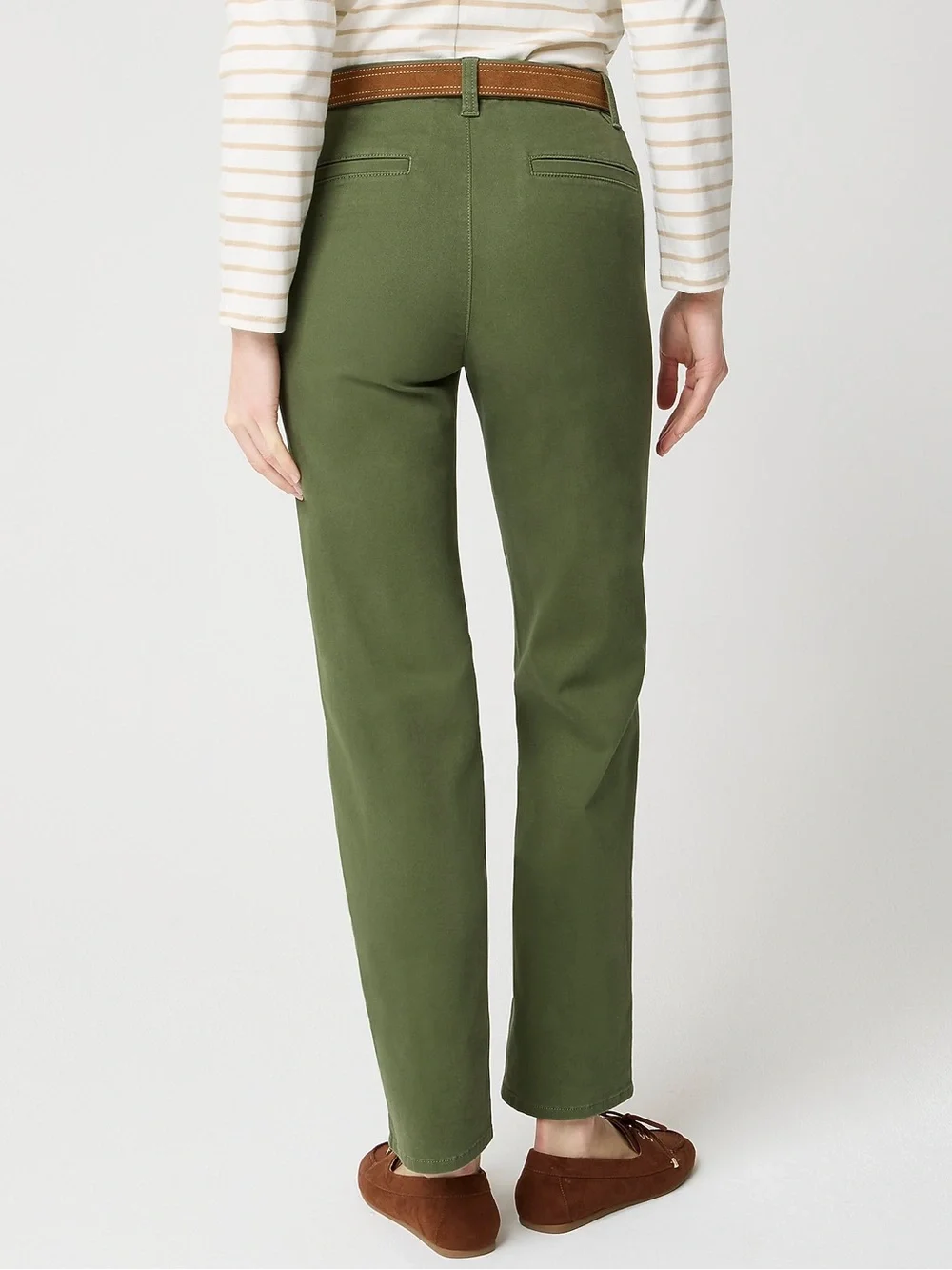 J.Crew Olive Green Everyday Chino Pants Tall Size 14T